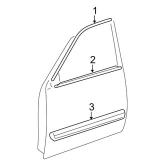 Toyota OE - Front Door - Exterior Trim