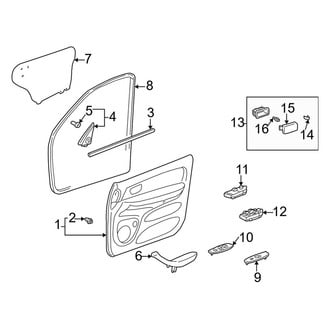 Toyota OE - Front Door - Interior Trim