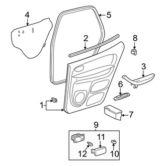 Toyota OE - Rear Door - Interior Trim