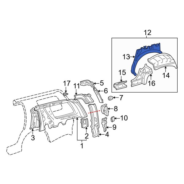 Wheel Housing Side Panel