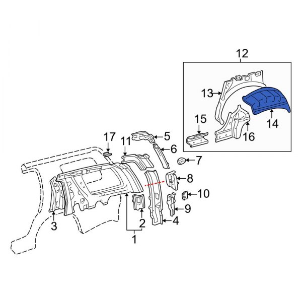 Wheel Housing Side Panel