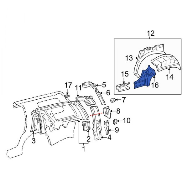 Wheel Housing Side Panel