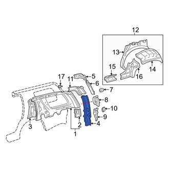 Toyota OE - Left Lower Body D-Pillar