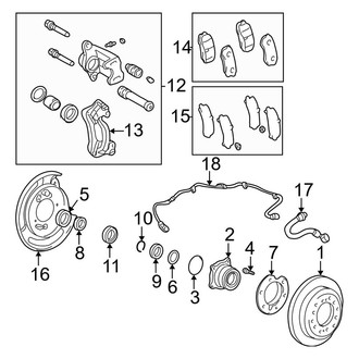Toyota OE - Wheel Hub C-Clip