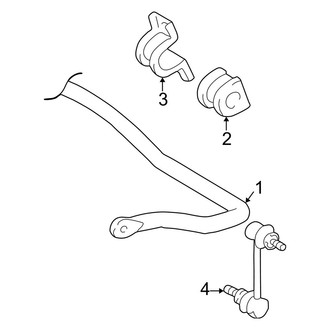 Toyota OE - Rear Suspension - Stabilizer Bar & Components