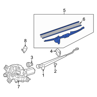Toyota OE - Rear Wiper Blade