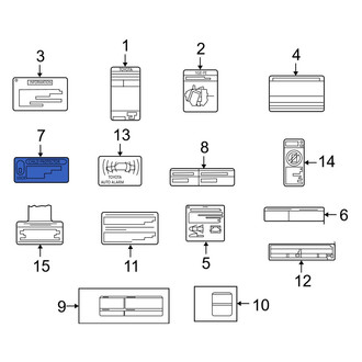Toyota OE - Child Lock Label