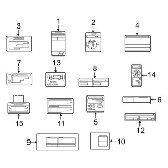Toyota OE - Information Labels - Labels
