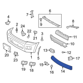 Toyota OE - Front Bumper Impact Bar