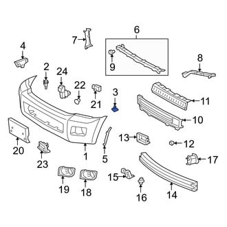 Toyota OE - Front Bumper Cover Retainer