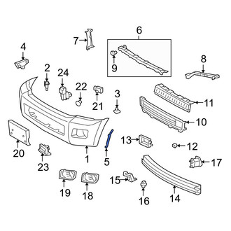 Toyota OE - Front Right Bumper Cover Bracket