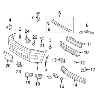 Toyota OE - Front Bumper - Bumper & Components