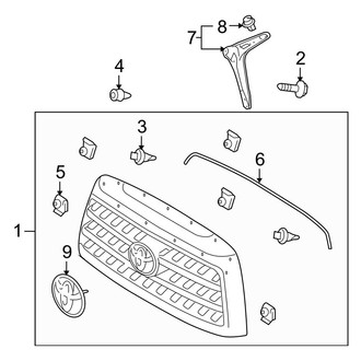 Toyota OE - Grille & Components