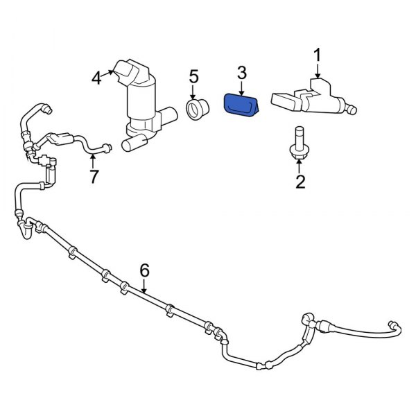 Headlight Washer Nozzle