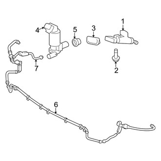 Toyota OE - Front Lamps - Washer Components