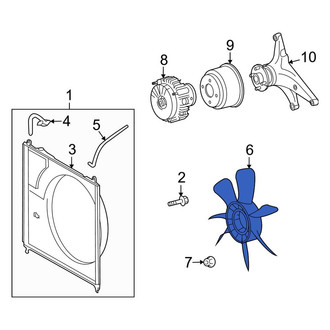Toyota OE - Engine Cooling Fan Clutch Blade