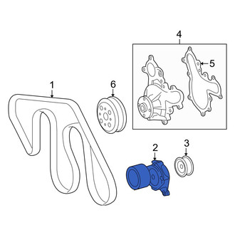 Toyota OE - Accessory Drive Belt Tensioner Assembly