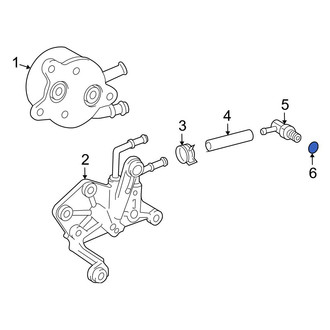 Toyota OE - Automatic Transmission Oil Cooler Hose O-Ring