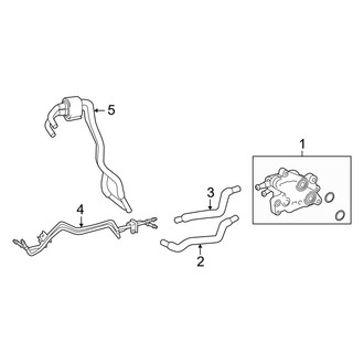 Toyota OE - Cooling - Trans Oil Cooler (With Towing Package), (5.7L)