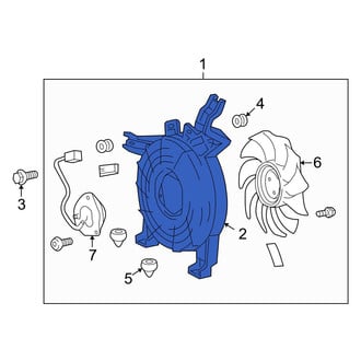 Toyota OE - A/C Condenser Fan Shroud