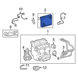 Toyota OE - A/C Evaporator Core