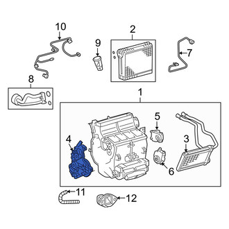 Toyota OE - Left HVAC Air Inlet Door Actuator