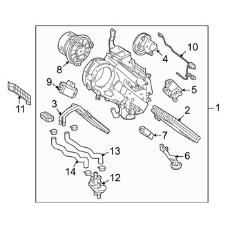 Toyota OE - Air Conditioner & Heater - Rear Evaporator