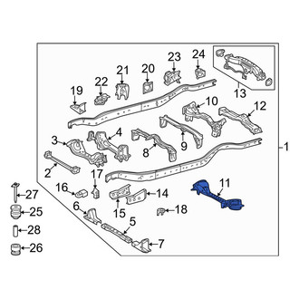 Toyota OE - Rear Frame Crossmember