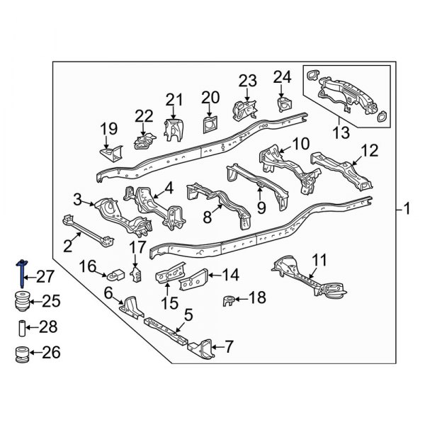 Frame Rail Bolt