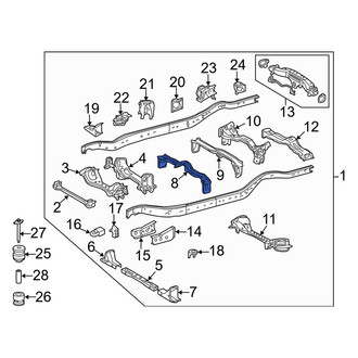 Toyota OE - Center Frame Crossmember
