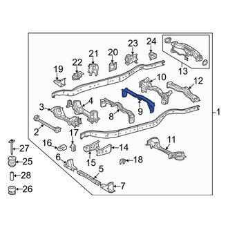 Toyota OE - Center Frame Crossmember