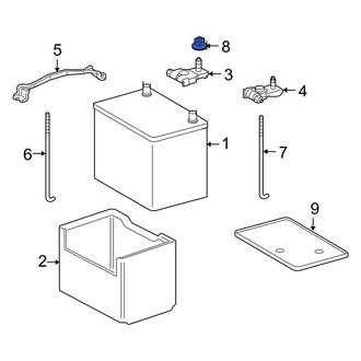 Toyota OE - Battery Hold Down Nut