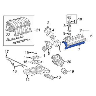 Toyota OE - Right Engine Valve Cover Gasket