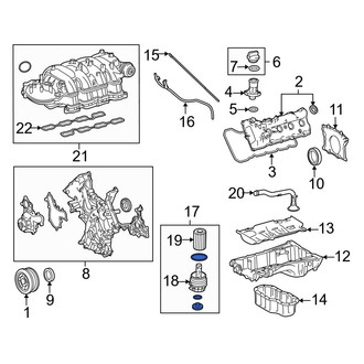 Toyota OE - Engine Oil Filter Housing Cover