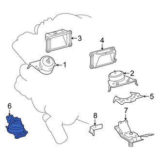 Toyota OE - Automatic Transmission Mount