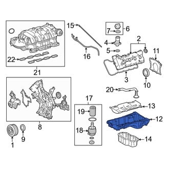 Toyota OE - Upper Engine Oil Pan