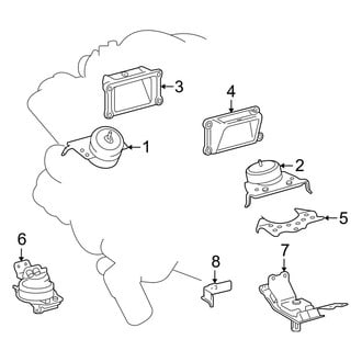 Toyota OE - Engine & Transmission Mounting (4.6L)