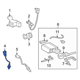 Toyota OE - Front Left Oxygen Sensor