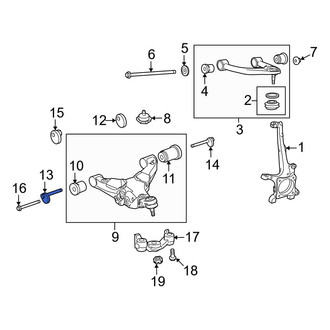 Toyota OE - Front Alignment Camber Adjusting Eccentric Bolt
