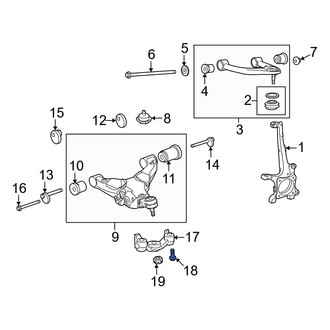 Toyota OE - Suspension Control Arm Bolt