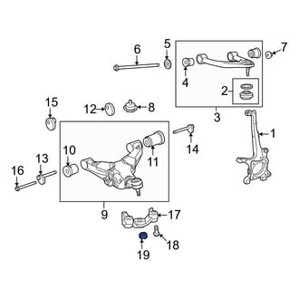 Toyota OE - Suspension Control Arm Nut