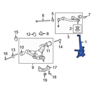 Toyota OE - Right Steering Knuckle