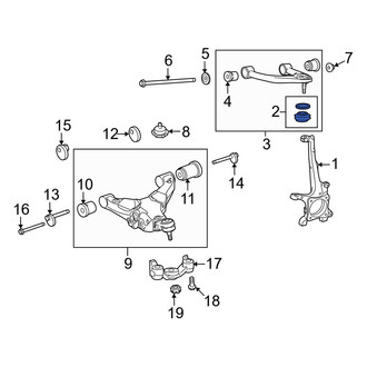 Toyota OE - Front Suspension Ball Joint Boot