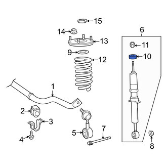 Toyota OE - Suspension Shock Absorber Mount Insulator