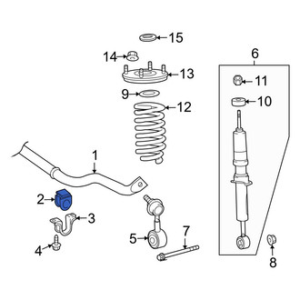 Toyota OE - Front Suspension Stabilizer Bar Bushing