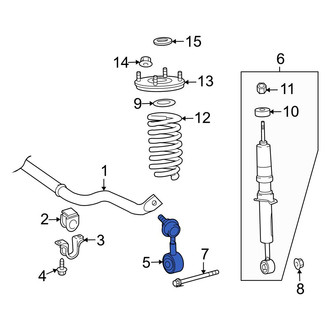 Toyota OE - Front Right Suspension Stabilizer Bar Link
