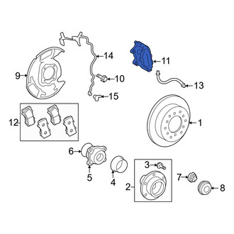 Toyota OE - Front Left Disc Brake Caliper