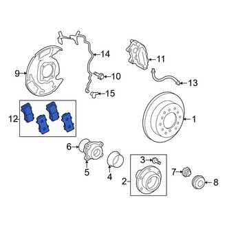 Toyota OE - Front Disc Brake Pad Set