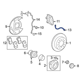 Toyota OE - Front Brake Hydraulic Hose