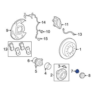 Toyota OE - Front CV Joint Nut